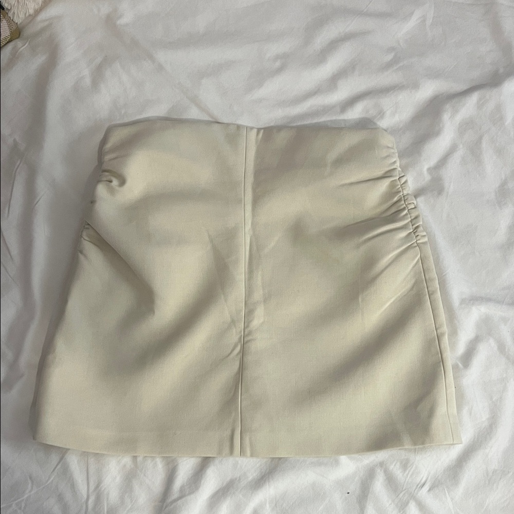 Zara Cream Mini Skirt